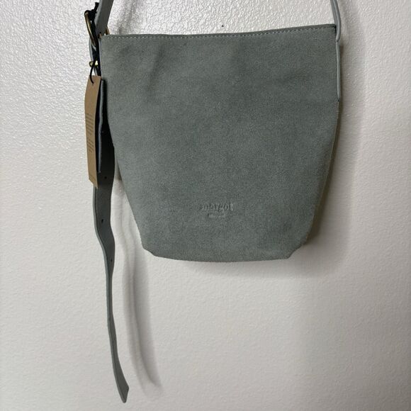 Margot New York Leather Suede  Kaye Mini Bucket Bag - Picture 2 of 9